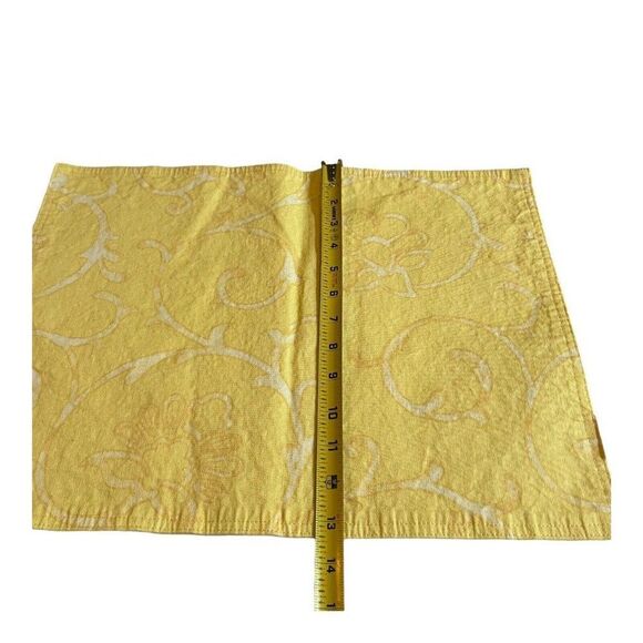 Sonoma Spring Set Yellow Floral Set Of 4 Napkins 5 Placemats Flowers LOT Formal - Picture 12 of 16